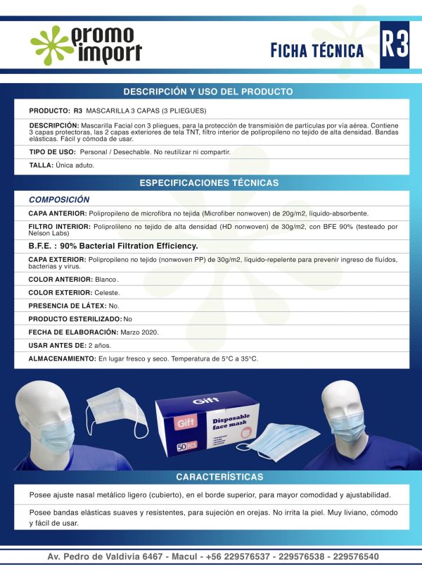15922805895ee8460de9084-scaled-1 CAJA de 50 mascarillas de 3 capas No-médica / B.F.E. 90%