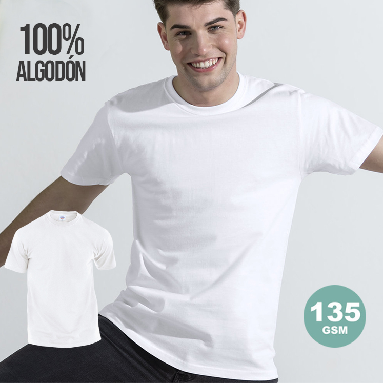 29290.jpg Camiseta Adulto Blanca Hecom