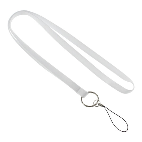 A21blanco Lanyard Porta-Llavero