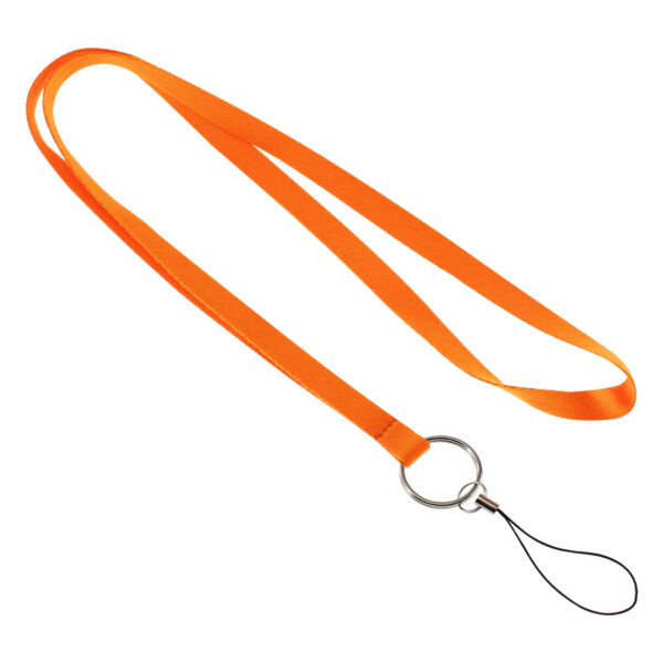 A21naranjo-1 Lanyard Porta-Llavero