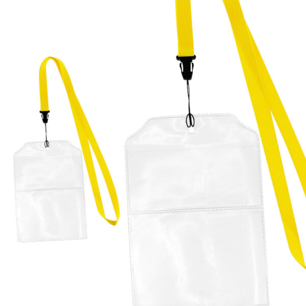 A22amarillo-1 Lanyard Porta-Credencial