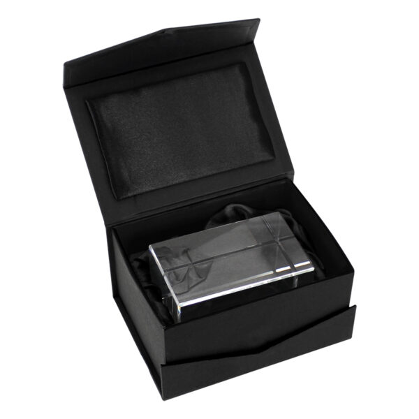 Trofeo Galvano Bloque Cristal Solid