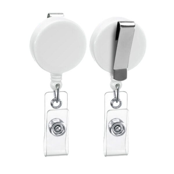 A7BLANCA-1 Yo-Yo Porta-Credencial