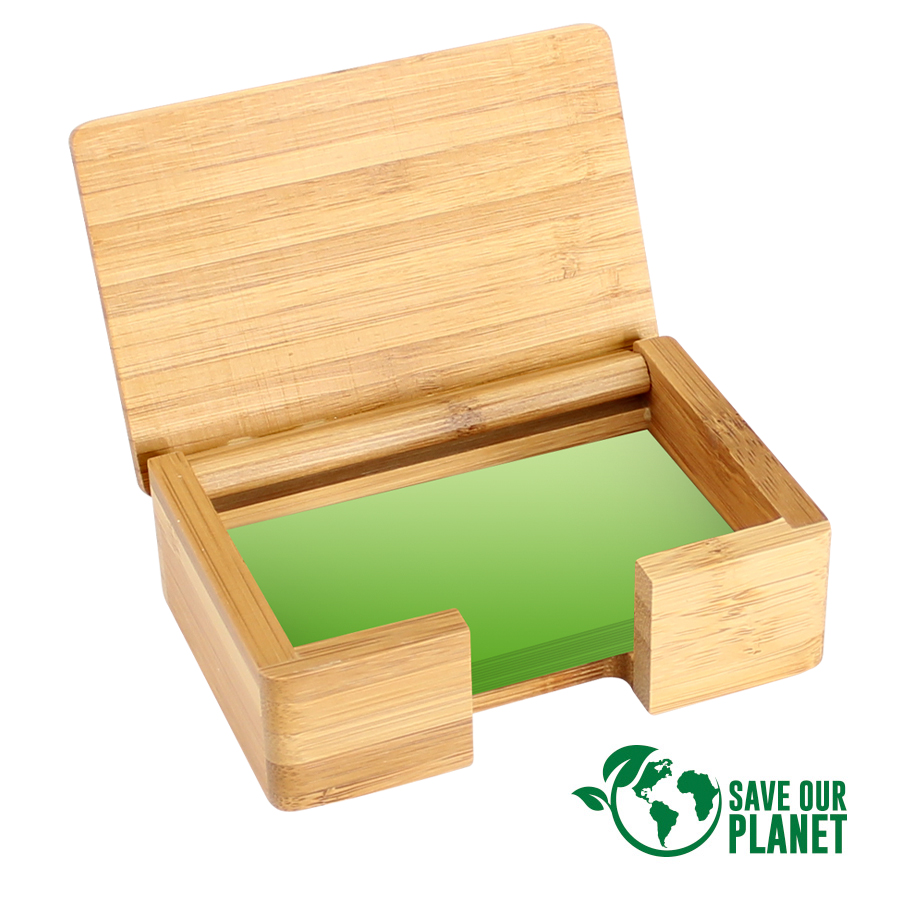 B82-SOP Tarjetero Sobremesa de Bamboo