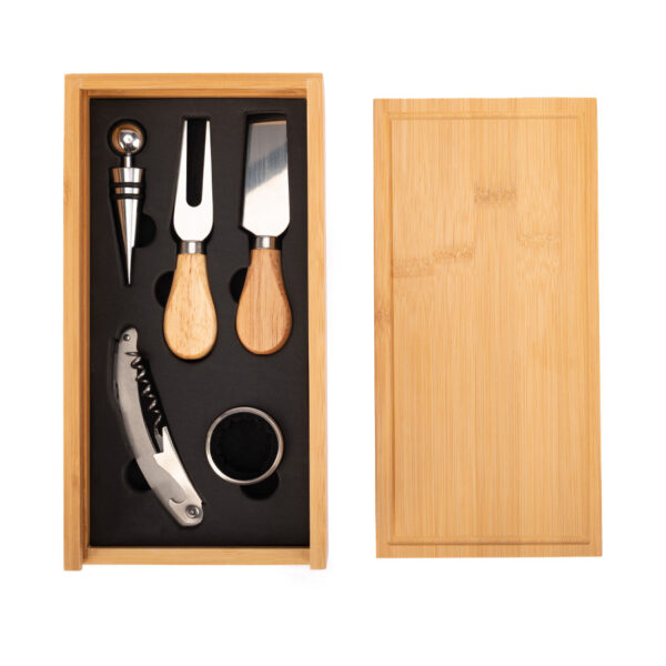 Set Wine & Cheese "FUTRONO" de Bamboo