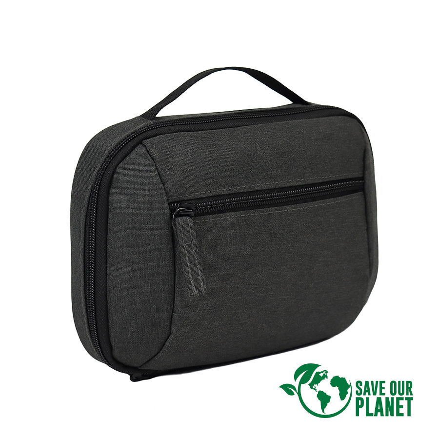 D81-Principal2 Travel Organizer grande "GROWN" en tela RPET 2L