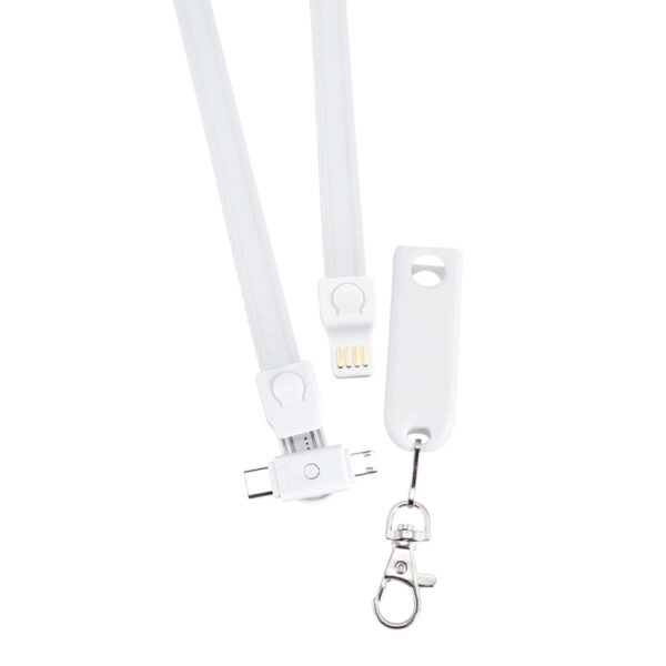 blanco-2-1-1 Connect Lanyard Multicargador