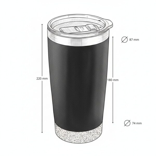 10-DRK02-BK Vaso térmico LUGANO