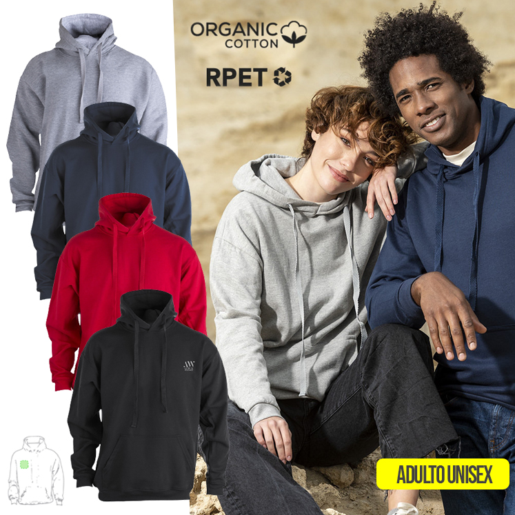 29327.jpg Sudadera Adulto con Capucha Harnix