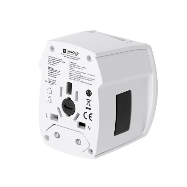 Adaptador Viaje Universal Skross MUV USB 30W PD