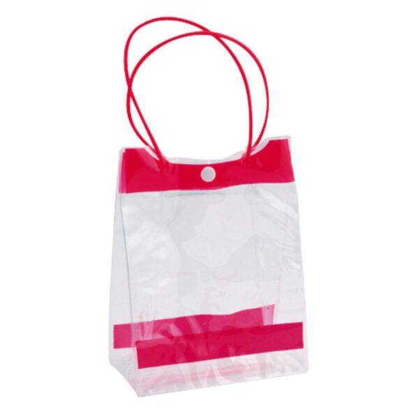 B20roja Bolsa de PVC Clear
