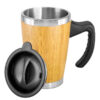 B64-02 Mug de Bamboo con Asa Plástica 400cc