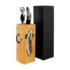 B72-02 Set de Vino rectangular de Bamboo