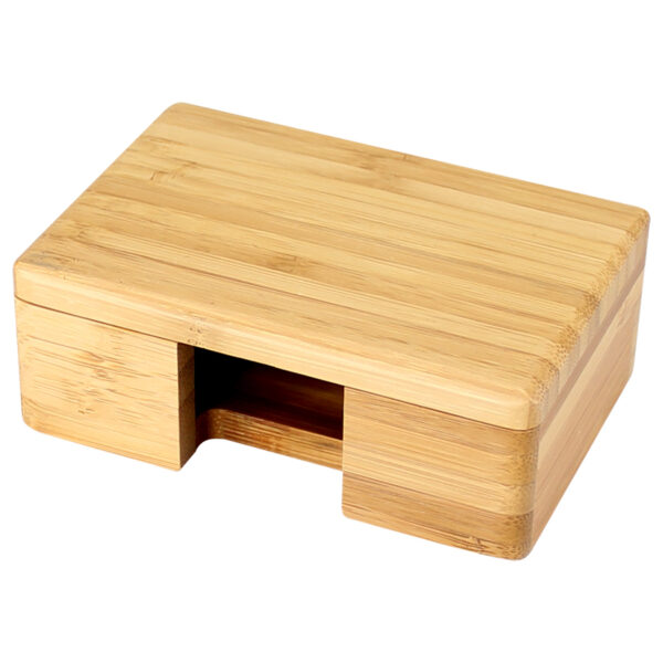 B82-2 Tarjetero Sobremesa de Bamboo