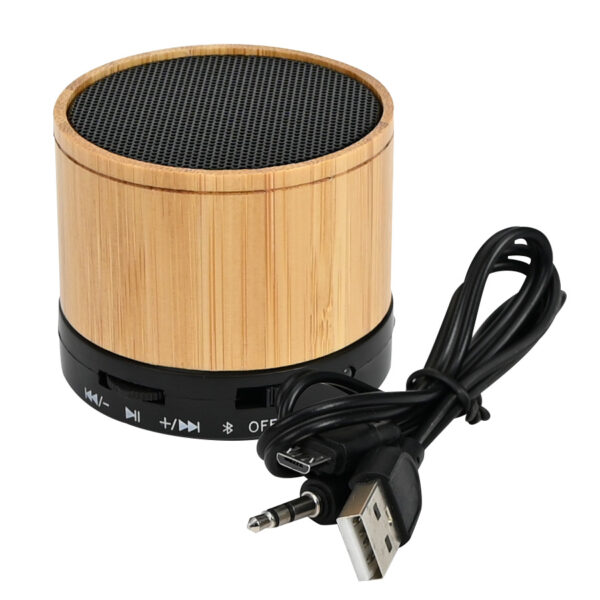 B94-1 Parlante Altavoz Bluetooth de Bamboo "WAVE"