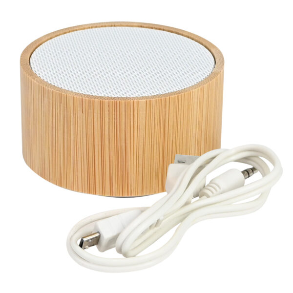 B95-12-04 Parlante Altavoz Bluetooth de Bamboo "FLOW"
