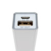 C55-6.1 Cargador Power Bank metálico 2200mAh
