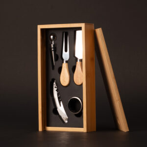Capa-2-9 Set Wine & Cheese "FUTRONO" de Bamboo