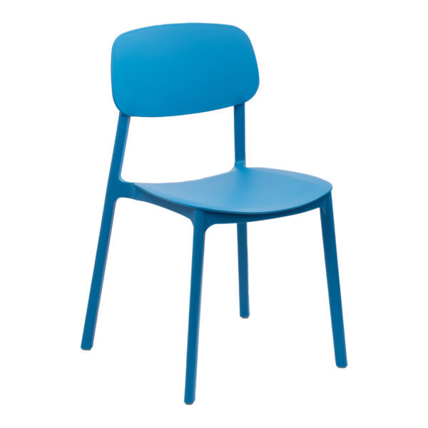 Capa-3-8 Silla apilable de plástico rígido "MARVIN"
