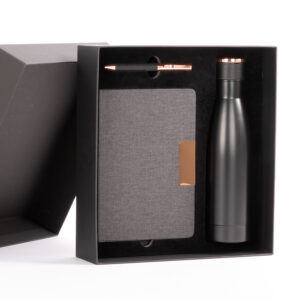 Capa-4-1-2 Set de Regalo "EPIC" negro con detalles encobrizados.