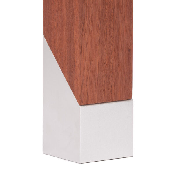 Bloque Trofeo de Acero y Madera "LUKAS"