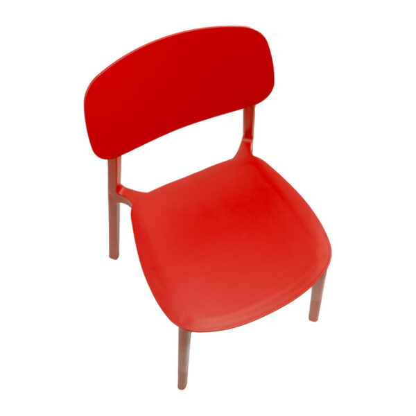 Capa-6-copia Silla apilable de plástico rígido "MARVIN"