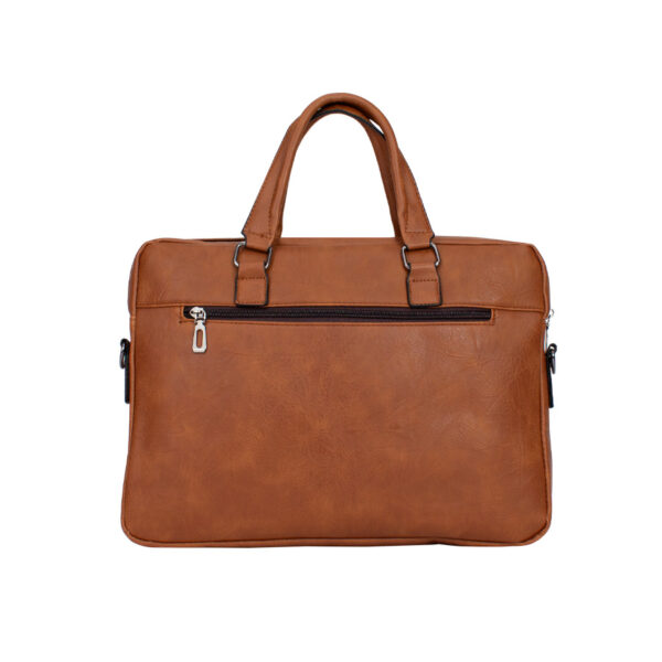 D23-2 Maletín ejecutivo porta-notebook de Eco-cuero "BRONSON" 6.5L