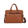 D23-4 Maletín ejecutivo porta-notebook de Eco-cuero "BRONSON" 6.5L