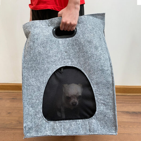 D45._-1 Bolso de Fieltro Porta-Mascota
