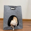 D45._-4 Bolso de Fieltro Porta-Mascota
