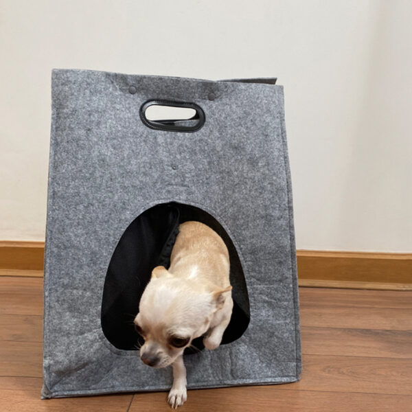 D45._-4 Bolso de Fieltro Porta-Mascota