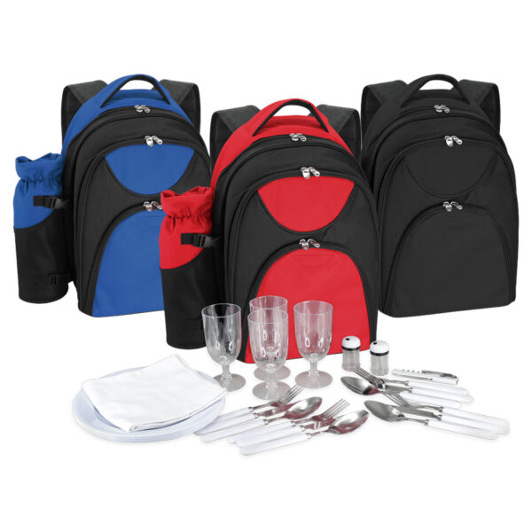D50._ Mochila-Cooler de Picnic 4 Personas