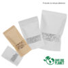 E16-001 Bolsa doypack 250ml de papel kraft, para Alimentos
