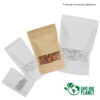 E17-001 Bolsa doypack 700ml de papel kraft, para Alimentos