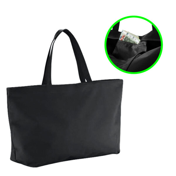 E25-negro Bolso de Playa de TNT