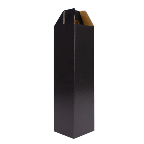 F26-08-A Caja autoarmable con asas, para 1 botella de Vino