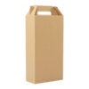 F27-02 Caja autoarmable con asas, para 2 botellas de Vino