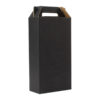 F27-03 Caja autoarmable con asas, para 2 botellas de Vino