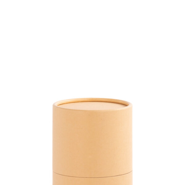 F35-02 Caja tubular grande de cartón con tapa, para regalos. 2L