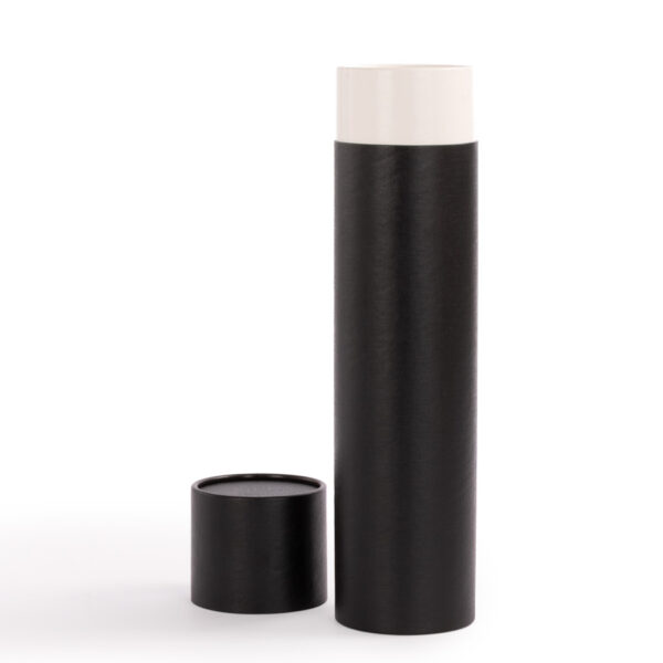F35-05 Caja tubular grande de cartón con tapa, para regalos. 2L