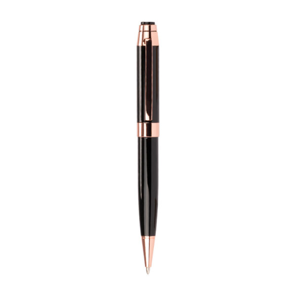Set de Escritura "THORTON" negro con detalles encobrizados.