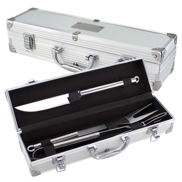 H13-01 Deluxe BBQ Set Metálico