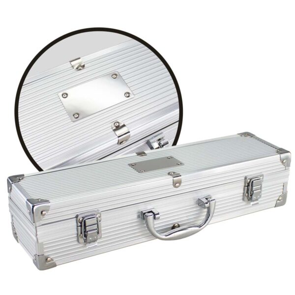 H13-03 Deluxe BBQ Set Metálico