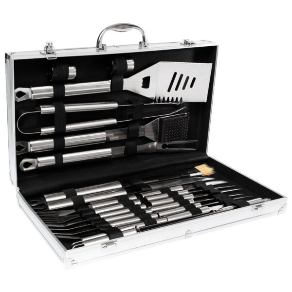 H28-4 Deluxe BBQ Set Metálico de 24 piezas
