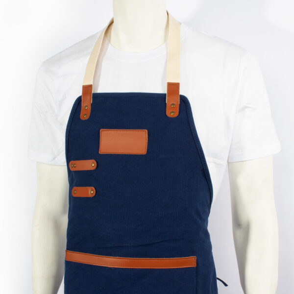 H70-04 Pechera Asador Canvas Algodón 10 onzas