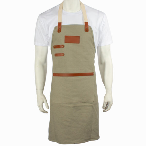 H70-07 Pechera Asador Canvas Algodón 10 onzas
