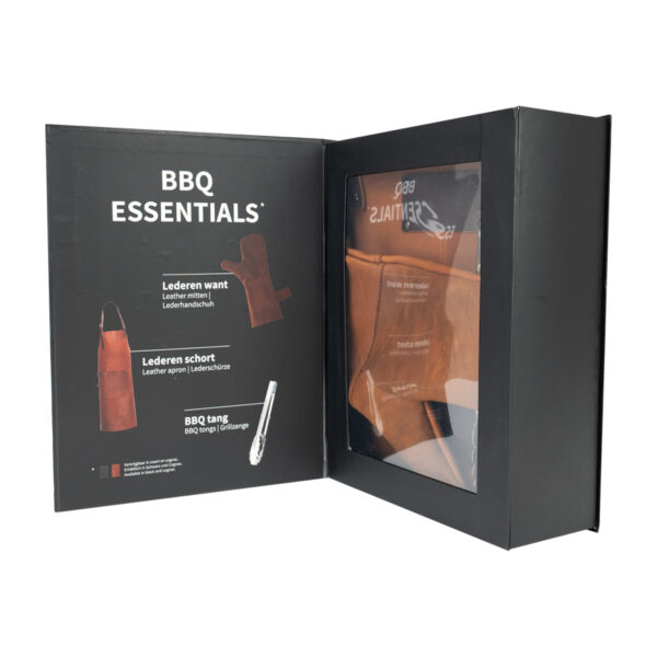 H73-9 Set Asador de Cuero de Búfalo