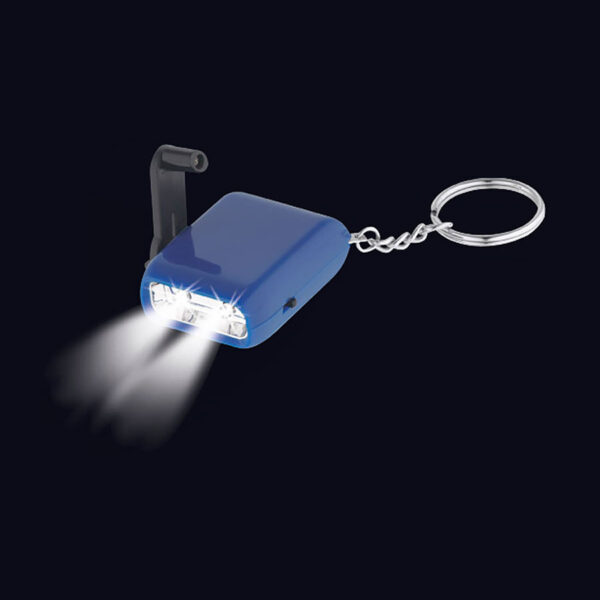 K0-C Llavero-Linterna LED Dínamo