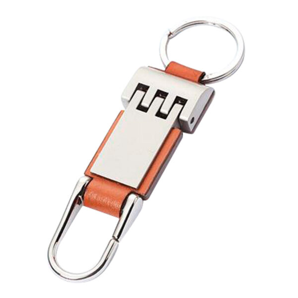Llavero de Metal Eco-Cuero Premium