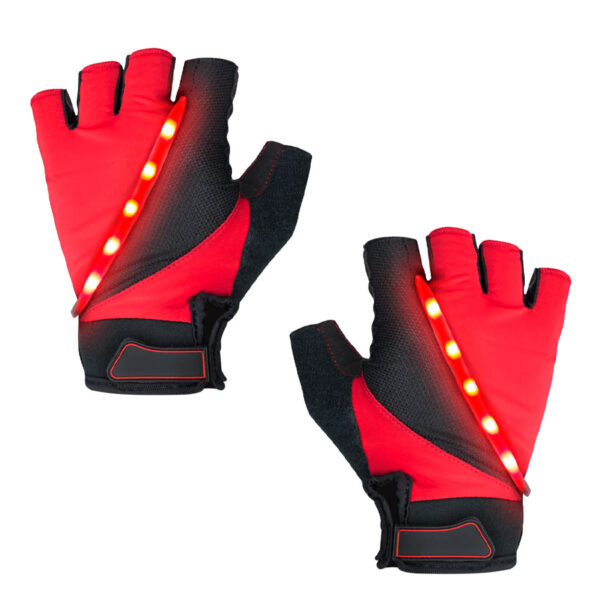 K53-02 Guantes 5 LED de Ciclismo